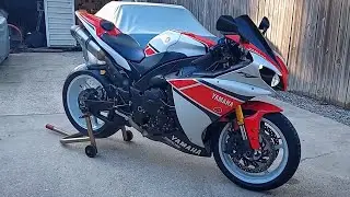 YAMAHA YZF R1 50Th Anniversary 2012 LEO VINCE SBK Exhaust System Sound (Detailed Review, Pure Sound)