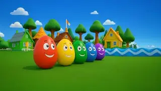 Explore Colorful Surprise Eggs | Fun Nursery Rhymes & Kids Learning Songs #surpriseeggs