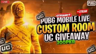 🔴 PUBG MOBILE CUSTOM ROOM LIVE 🎮| UC & CASH GIVEAWAY🎁| ROOM ID & PASSWORD | NONSTOP FUN🔥| 6T9 SAM YT