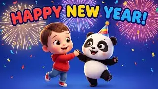 Happy New Year Song for Kids 🎶 | Dance, Clap & Celebrate with Friends 🥳
