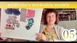 wildboho's worktable weekly | 05 | Pleating Machine, Silhouette Fabric Collage & Maison Wildboho