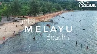 INDAH Drone PANTAI MELAYU Kampung Kalat Jembatan 4 BARELANG Batam Dari Ketinggian