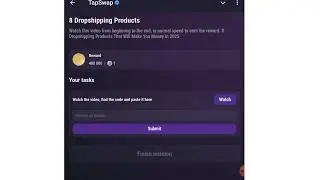 8 Dropshipping Products | tapswap task code | 1 February | کد تسک تپسواپ تپ سواپ