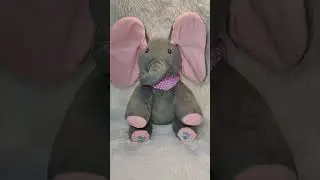 Singing Elephant with ears moving. Electric plush toy for babies. #toys #toy #electrictoys #plushies