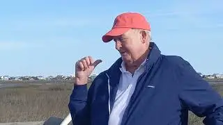 Sharing stories at plaque dedication for the Chandlers Morse Park Murells Inlet SC