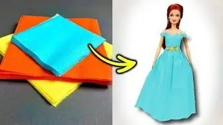 Party wear Doll dress ideas✨️!scratch se dresses banana sikhe #salonicraftkitchen #diy #craftyhome