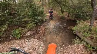 Best single track in North Carolina? Brown Mountain OHV | 2021 KTM 350 XCF-W