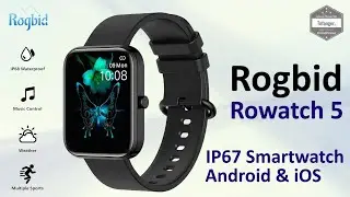 ROGBID Rowatch 5 Smartwatch - HBand App - Android & iOS Smartwatch U9 - Smartwatch BW-HL5 Unboxing