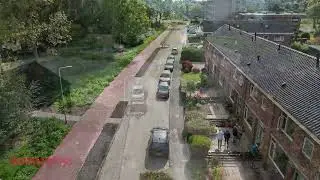 Fietspad lands de Asterstraat krijgt steeds meer kleur