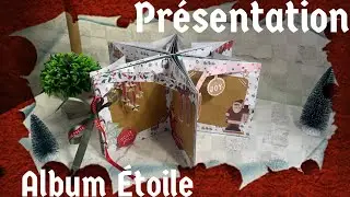 SCRAPBOOKING, je vous présente l’album Étoile créé avec DIY CARD et les bloc 15/30 de chez Action