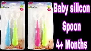 Silicon Spoon for baby | Next to nature silicon spoon review in English
