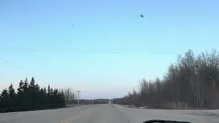 Virtual Hitchhiker | Golden Hour on a Snowy Backroad | Spring Drive in Alberta, Canada #realdrive