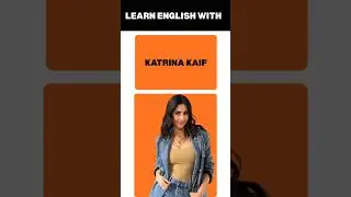 she has an Ostrich Mentality 😮 Learn English with Katrina Kaif #katrinakaif #english #shorts
