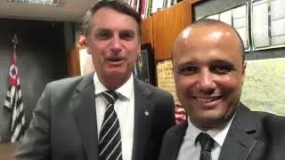 Jair Bolsonaro e Major Vitor Hugo
