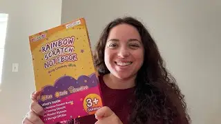 Kids Toy Review - Rainbow Scratch Notebook