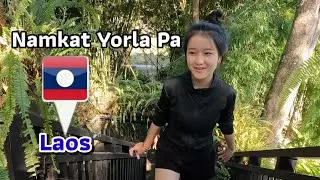 Review of Yorla pa Waterfall in Oudomxay Province Laos Namkat Yorla Pa