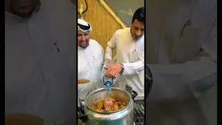 الكبسة القطريه بالسمن البري من ضيفنا الي جاي من قطر ؟😍🔥