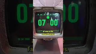 A 1:1 replica of a working Pip-Boy (can be charged with USB-C) #fallout #pipboy #tv #ign #watch