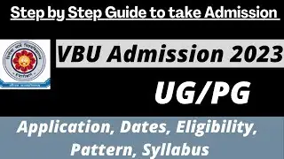 VBU Admission 2023: Application (Soon), Dates, Eligibility, Pattern, Syllabus