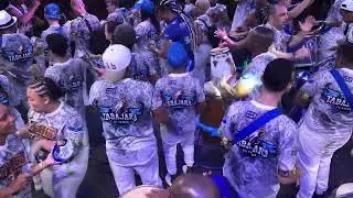 Bateria da Portela, samba de 2024 no Festival Guardiões da Favela.
