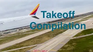 12 Minutes of Pure Airplane Takeoffs (Compilation)