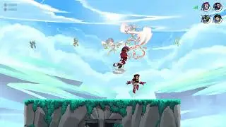 (Kannada) Playing 2v2 Super Smash-like game on PC