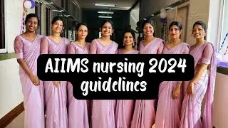 AIIMS bsc nursing 2024 guidelines AIIMS 2024 nursing