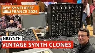 NRSynth Vintage Synth Clones/Replicas (Moog Modular, Oberheim SEM) | SynthFest France 2024