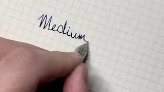 Choosing a nib size. A beginners guide to fountain pens