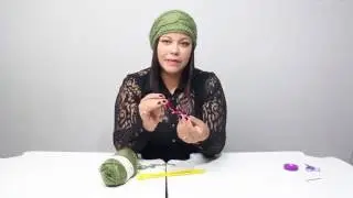 Boina com trança