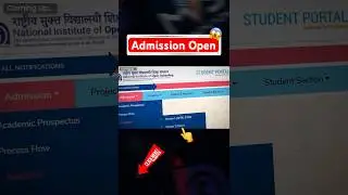 NIOS Admission 2025 October Last Date Extended How to take admission in NIOS | Total Fee & Process