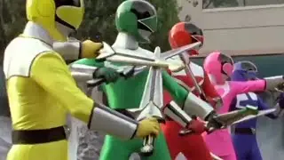Power Rangers Time Force - First Morph and Battle - Wes is Team Leader Morph - (Fan Morph)