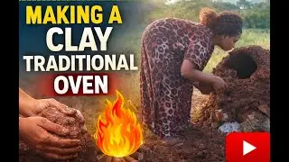 African village life/🔥&ldquo;We Built a Clay Oven Using Only Mud & Fire&rdquo;the way  our ancestors did