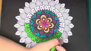 Colour me Happy - Mandala Episode 172 #wellness #mindfulness #happy #colouring #colourme #mandala