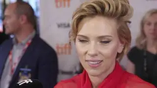 Sing: Scarlett Johansson TIFF Red Carpet Premiere Interview | ScreenSlam