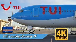 Tui Airlines LTD || 767-300 G-OBYK || Landing Sal - Cape Verde || 4K