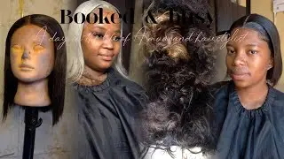 A (BUSY) DAY IN THE LIFE OF A HAIRSTYLIST|WIG MAINTENANCE| SOUTH AFRICAN YOUTUBER