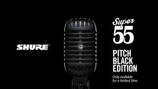 The Super 55 Deluxe Vocal Microphone Pitch Black Edition | Shure