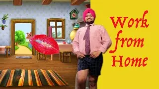 Work from Home- Full Kalol- Comedy- Langda Aam Productions