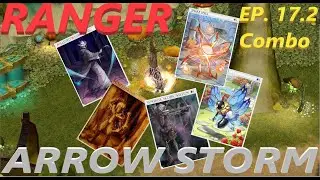 Ragnarok - Arrow Storm Test by Weapon Card (Corrupted Wanderer/Upgrade Bow Guardian) and 17.2 Combo