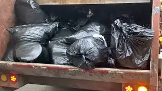 Rear loader garbage truck 1