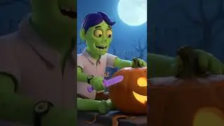 Familia de dedos de pap&aacute; zombi - Canciones Infantiles #shorts #cancionesinfantiles