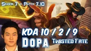 Dopa TWISTED FATE vs JAYCE Mid - Patch 7.10 KR Ranked