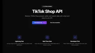 Fastest, Most Reliable, and Cheapest Unofficial TikTok Shop API - Built for Scale