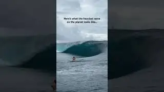 Teahupo&rsquo;o goes XXL! 40ft Waves 😳 #surf #surfing #swell #bigwaves