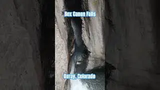 Box Canon Falls in Ouray, Colorado #colorado