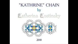 Kathrine Chain. Beading Cartoon