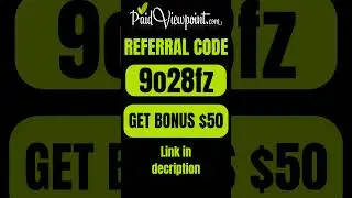 Paidview Point Bonus Code &ndash; (9o28fz) Get $50 Signup Bonus