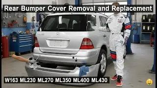 Как снять накладку бампера на Mercedes ML (W163) &mdash; простая замена своими руками.