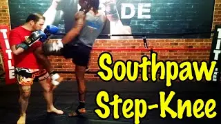 Southpaw Step Up Knee | Muay Thai Technique